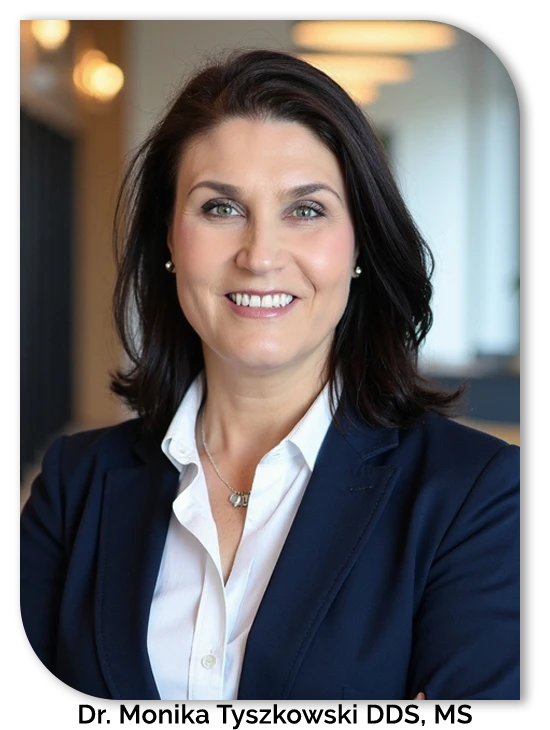 Dentist Monika Tyszkowski of Smiles of Lombard